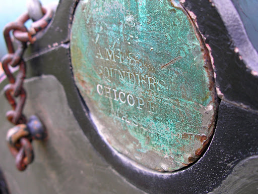 The time and battle worn founders mark on the cannon at Sigel's position. (Photo credit: Jeremy Shreckhise)