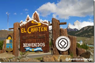 Entrada da cidade de El Chaltén, Argentina Entrada da cidade de El Chaltén, Argentina