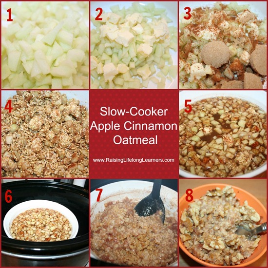 Apple Oatmeal Steps
