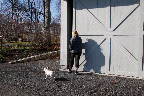 Martha stopped to inspect the trailer barn, so we decided to get out with her.