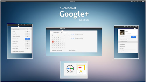 GNOME-Shell - Google+