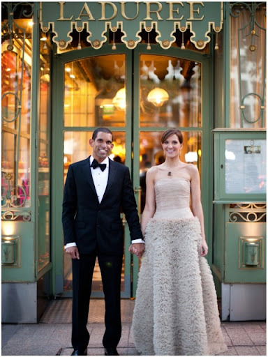 We stopped by Laduree, the patisserie that inspired much of our wedding, and then proceeded to a formal dinner at the Ritz Carlton. We stopped by Laduree, the patisserie that inspired much of our wedding, and then proceeded to a formal dinner at the Ritz Carlton.