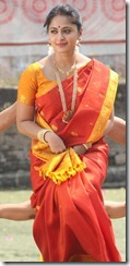 Actress Anushka in Saree from Thaandavam Movie New Stills