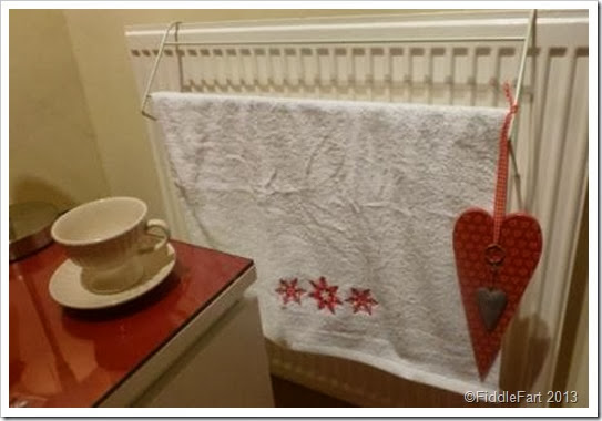 Dunelm snowflake handtowel Dunelm snowflake handtowel