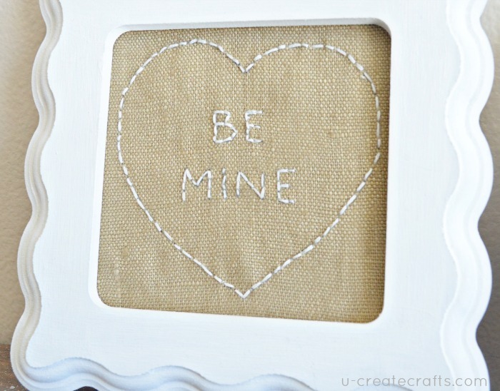 BE MINE Free Stitching Pattern at u-createcrafts.com