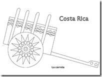 costa Rica carrte jugar ycolorear 1