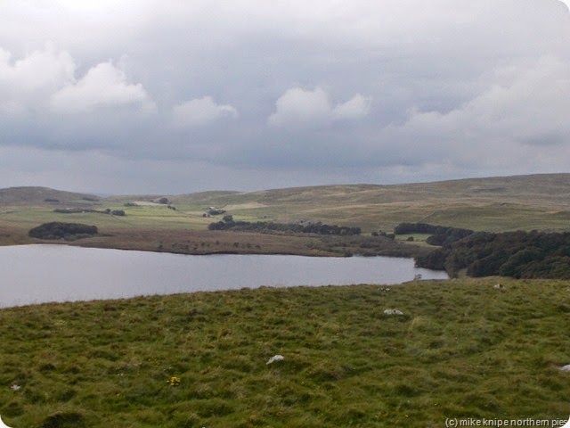 clouds and rain arrive at malham tarn