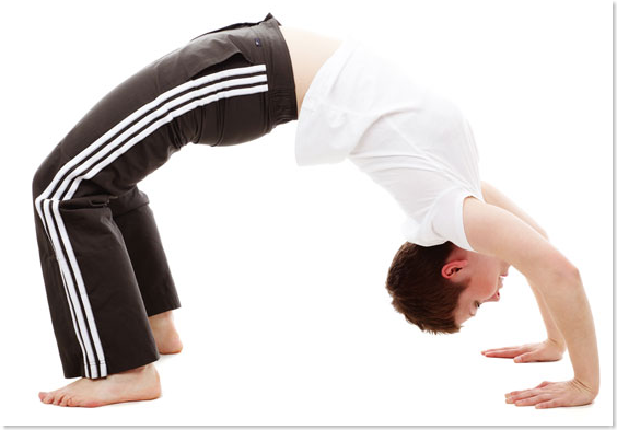 backbend strenous exercise