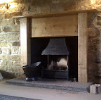Oak fire surround