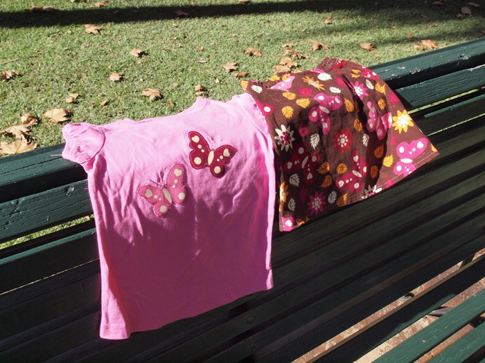 autumn tree and skirt
