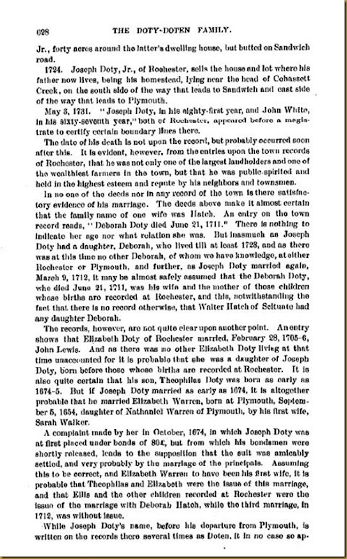 Doty-Doten Family In America-The Family of Joseph Doty3 Doty-Doten Family In America-The Family of Joseph Doty3
