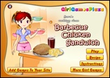 Sara's Cooking Class - Barbecue Chicken Sandwich Sara's Cooking Class - Barbecue Chicken Sandwich