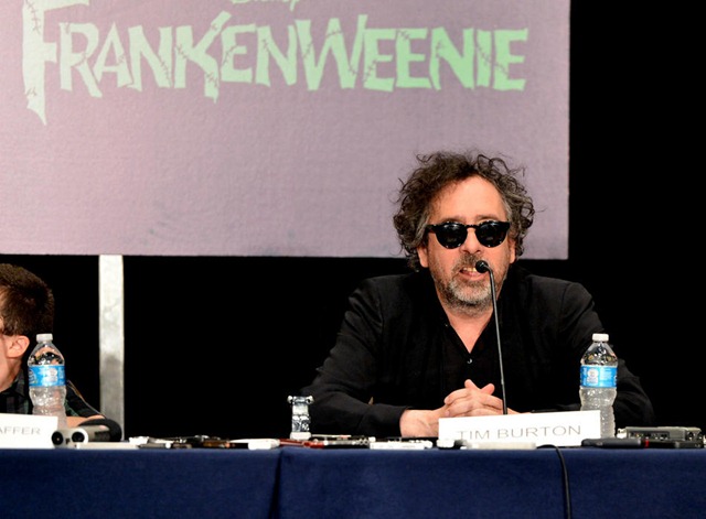 SAN DIEGO, CA - JULY 12:  Director/producer Tim Burton speaks at the "Frankenweenie" press conference during Comic-Con International 2012 at Hilton Bayfront Hotel on July 12, 2012 in San Diego, California.  (Photo by Alberto E. Rodriguez/WireImage)