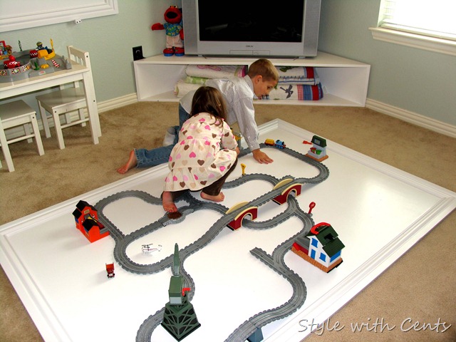 creating an inexpensive  playroom18