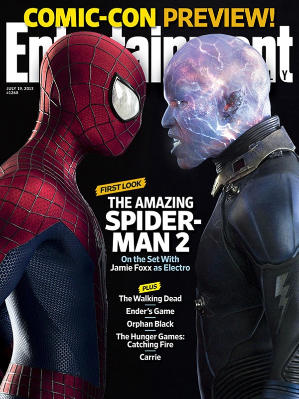 Pókember és Electro az EW címlapján 01