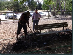 Dog park, CCC work day, May 13 001