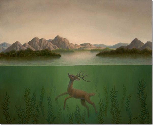 Marion_Peck_Landscape_with_a_Submerged_Deer_2008_1955_412