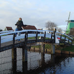 jose on the bridge in Zaandam, Netherlands 