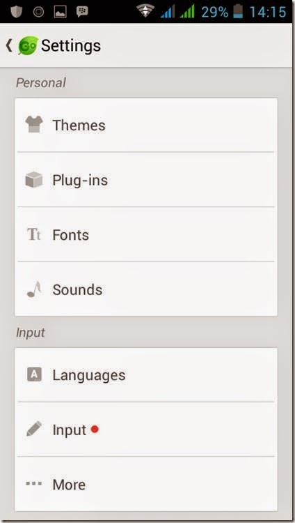 melakukan perubahan tampilan di keyboard android melakukan perubahan tampilan di keyboard android