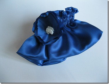 cobalt blue wedding ring bearer pillow and garter (22)