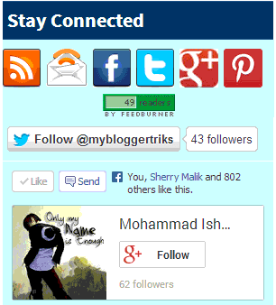 Blogger Subscription Widget social_subscription_for_blogger