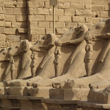 Lallée de beliers, Temple de Karnak