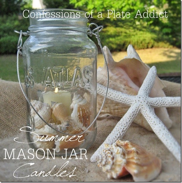 CONFESSIONS OF A PLATE ADDICT Summer Mason Jar Candles CONFESSIONS OF A PLATE ADDICT Summer Mason Jar Candles