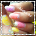 Summer Tribal Rainbow stamp manicure