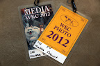 They're for Martha's TV show.  Her crew will be there filming G.K. at the event!  See Franny, one is a photo pass, so we can get into that photographers' ring and take great shots of our brother!