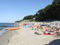To jest jeszcze plaża w Rewalu. Następna miejscowość to Niechorze.