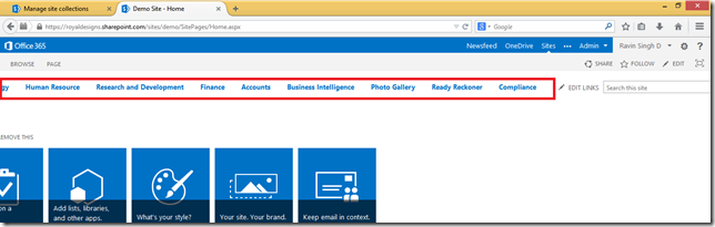 Ravin Singh D Sharepoint 2013 Top Menu Wrapping