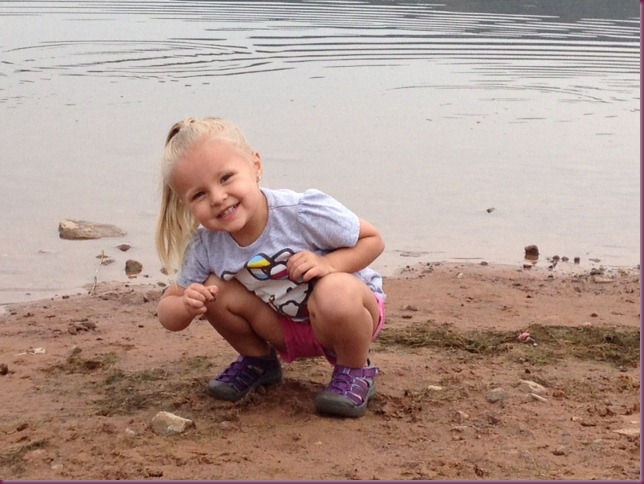 Chloe at Pond