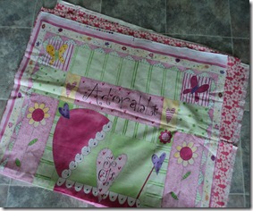 baby Girl's quilt.UFO 2013 baby Girl's quilt.UFO 2013