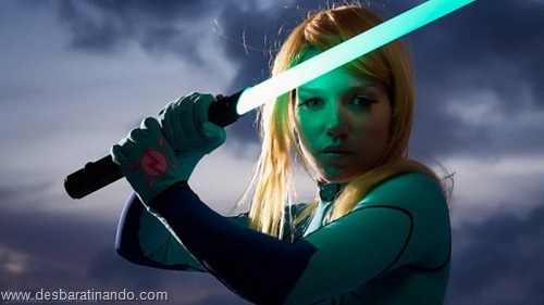 Mashup Metroid Star Wars samus cosplay blonde  (4)