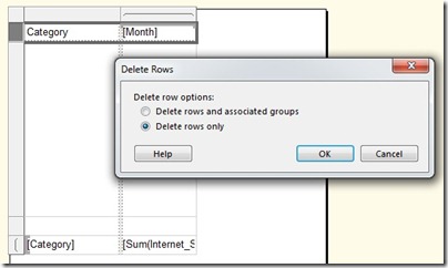 6 Delete header rows