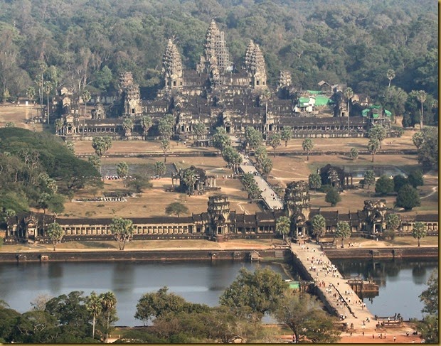 Angkor-Wat aerial view