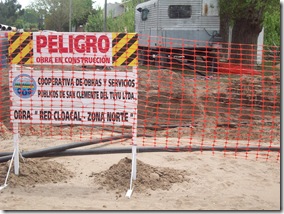 Continúan las obras de extensión de servicios públicos en La Costa