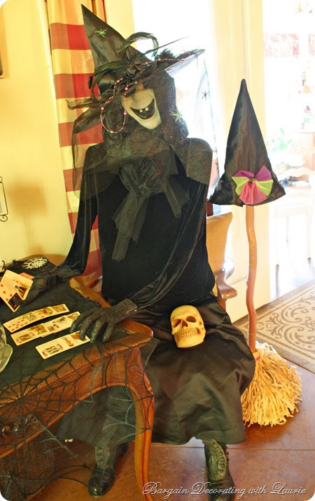 Halloween Witch-Bargain Decorating with Laurie