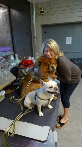 It's always such fun when Francesca, G.K., and I make an appearance on Martha's show!