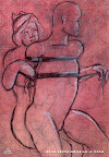 This young man is in the process of having the ropes removed. Earlier he was in full suspension wearing red pajamas, and being beaten on the ass with a wooden spoon for stealing cookies. This young man is in the process of having the ropes removed. Earlier he was in full suspension wearing red pajamas, and being beaten on the ass with a wooden spoon for stealing cookies.