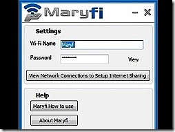 Marify convierte tu pc en un punto de acceso WiFi