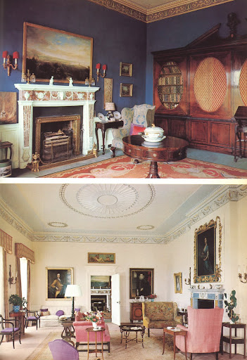These two rooms are part of the Glin Castle, which was built in 1790 on land owned by the Knights of Glin. These knights managed to keep this land for the last 700 years. These two rooms are part of the Glin Castle, which was built in 1790 on land owned by the Knights of Glin. These knights managed to keep this land for the last 700 years.