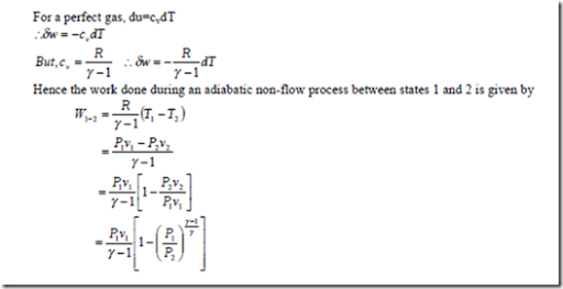workdone for adiabatic