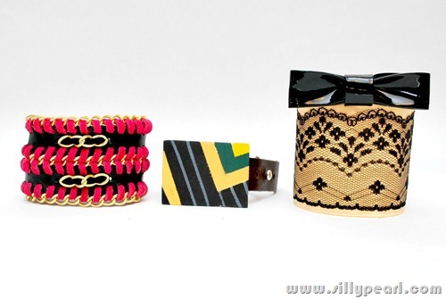 Three Bracelets Inspired By Designer Bags Stella McCartney Fendi Valentino Three Bracelets Inspired By Designer Bags Stella McCartney Fendi Valentino