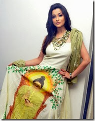Actress Madhurima Hot Photos in Sleeveless White Long Dress