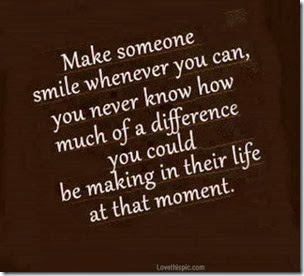 make someone smile