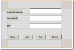 form CRUD sederhana dengan java