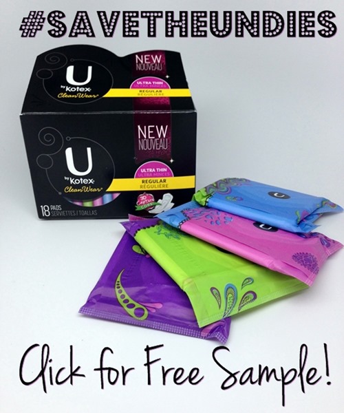 Click for a FREE SAMPLE of the new U by Kotex Ultra Thin Pads with 3D Capture Core! #sponsored #freesample
