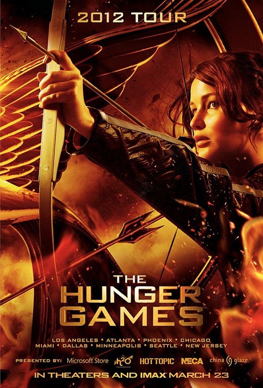 The Hunger Games tour poster
