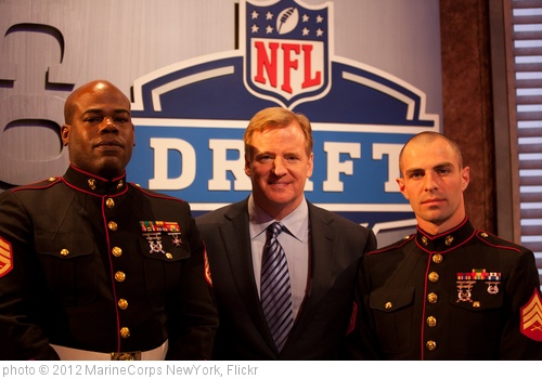 'Marines at NFL Draft 2012' photo (c) 2012, MarineCorps NewYork - license: http://creativecommons.org/licenses/by/2.0/